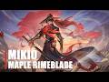 New Skin Mikio Maple Rimeblade Heroes Evolved NetDragon