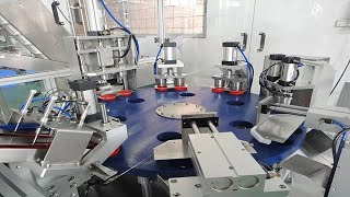 Celebrity fully automatic caps lining wadding machine two heads glue dispenser liner equipment Profile