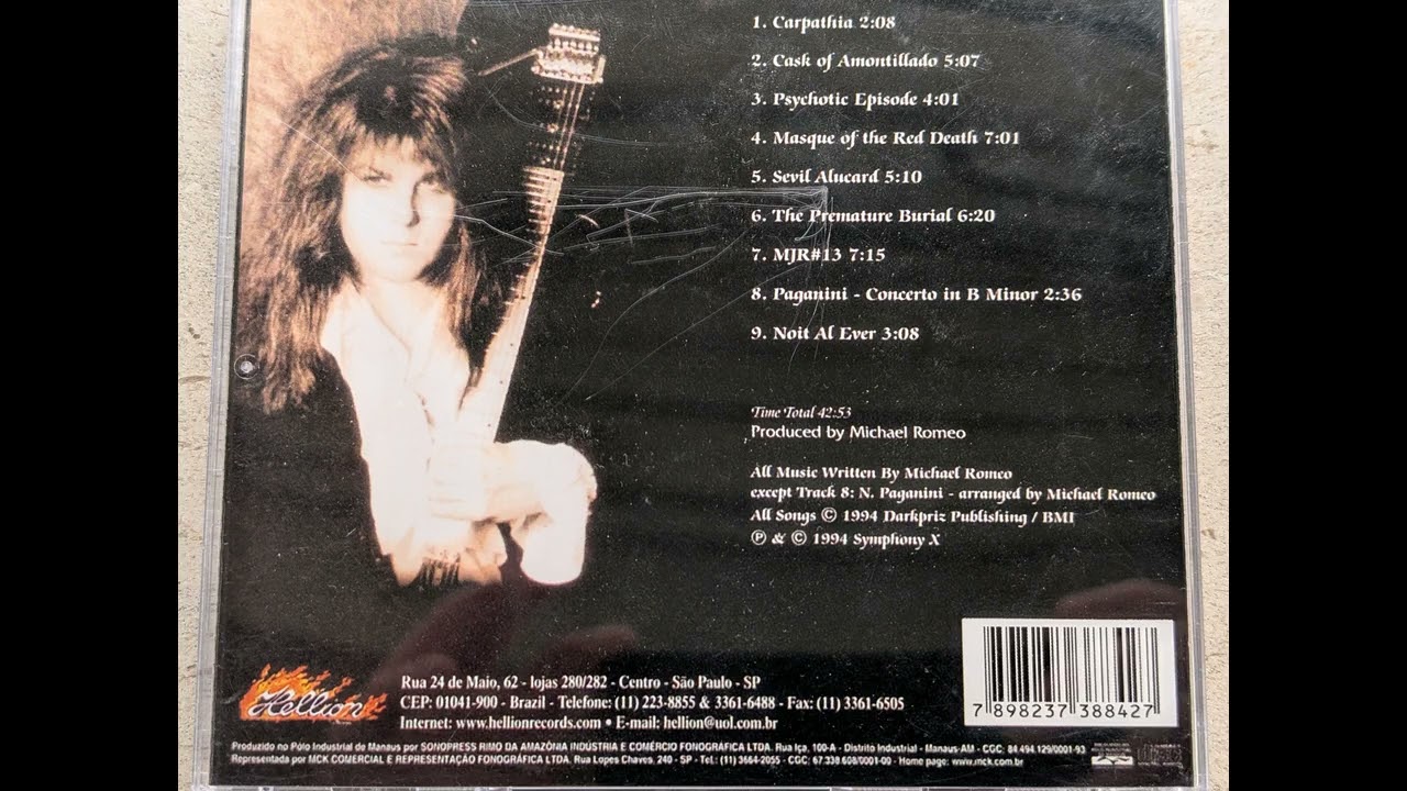 Michael Romeo(Symphony X) デモテープ 1993年発表