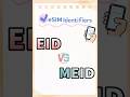 eSIM Explained: EID vs MEID – What You Need to Know! 🌍📲 #esim #medeesim #esim #traveltips