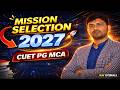 MCA 2027 Target? 🎯 CUET PG MCA