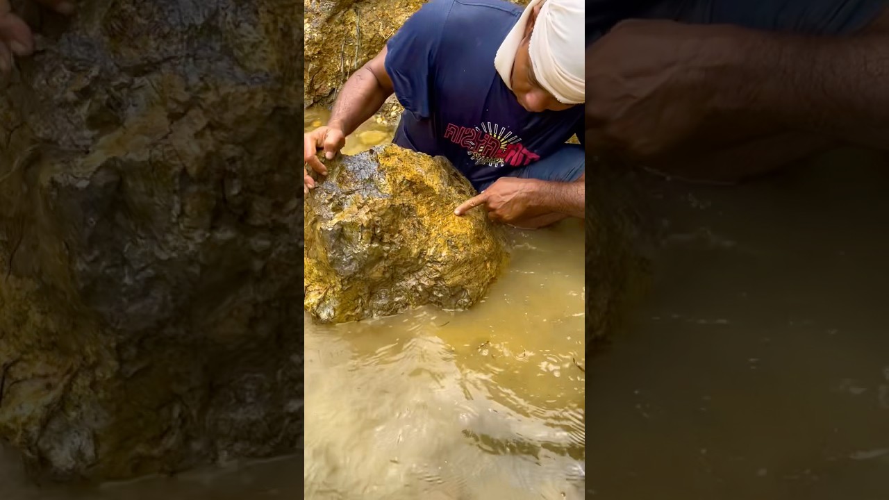 wow,,😱😱!! Finding Gold in River Sand?! Nature's Treasure!💰 Oktober 2025⚒️