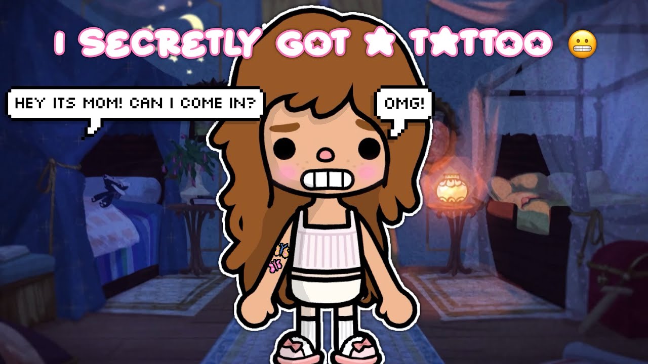 I Secretly Got A Tattoo 😬 || *WITH VOICE* 🎙️|| Toca Boca TikTok Roleplay 🩵🌈