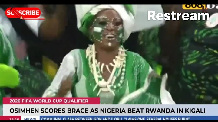 Osimhen Scores Brace As Nigeria Beat Rwanda In Kigali