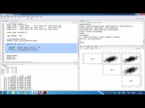 TMB tutorial: Multivariate normal