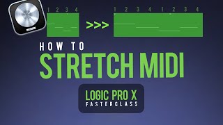 How To Stretch Midi or Audio Blocks In Logic Pro X