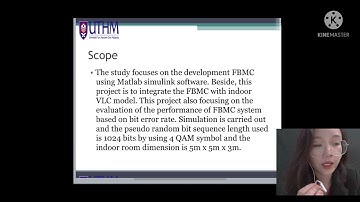 Development of Indoor FBMC VLC link using Matlab Simulink (FYP1)