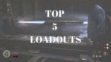 TOP 5 LOADOUTS FOR COD WW2 ZOMBIES