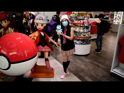 Pokémon Brilliant Diamond and Pokémon Shining Pearl Launch Day at Nintendo NY