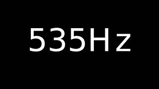 Speaker Sound Test 535Hz