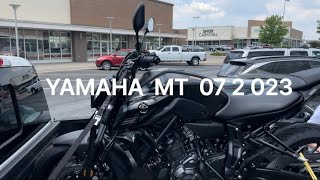 Yamaha MT07 2023/First Bike Vlog