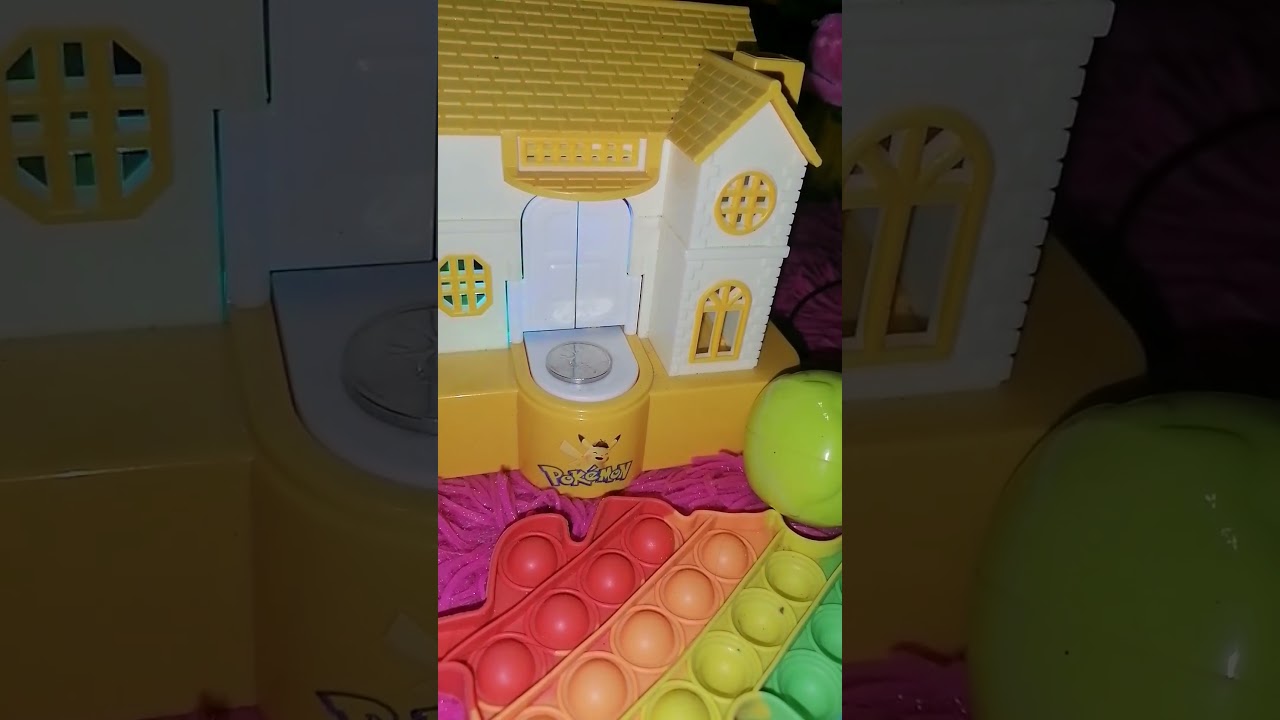 CUTE PIKACHU POKÉMON COIN MACHINE ASMR  