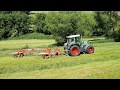 2 Schnitt 2020 Schwaden mit Fendt Vario 311 und Pöttinger Top 611 A Toptech Plus