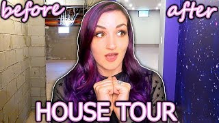 NEW EMPTY HOUSE TOUR (Before & After Galaxy Home Renovation)