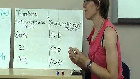 Precalculus Chapter 6 Introduction to Vectors