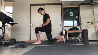 Floating Heel Split Squat Hold