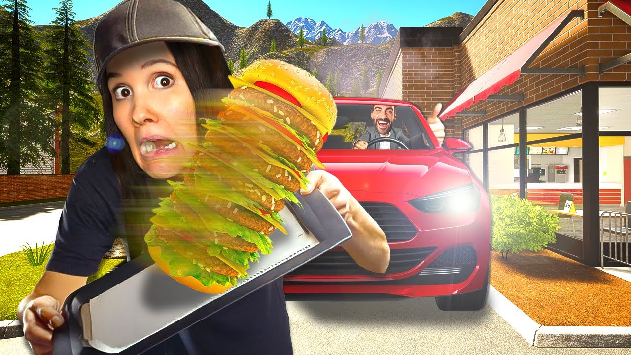 Avasin AUTOKAISTAN ja Asiakas AJOI PÄÄLLENI (Fast Food Simulator) #2