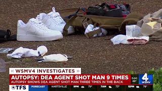 Autopsy: DEA agent shot Nashville man three times in the back