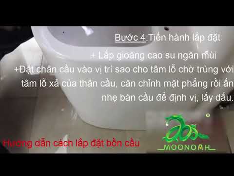 Video Cách lắp đặt bồn cầu ngồi cực đơn giản - Hướng dẫn chi... - youtube