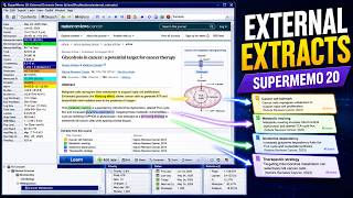 External Extracts in SuperMemo 20 (Extracting without importing)