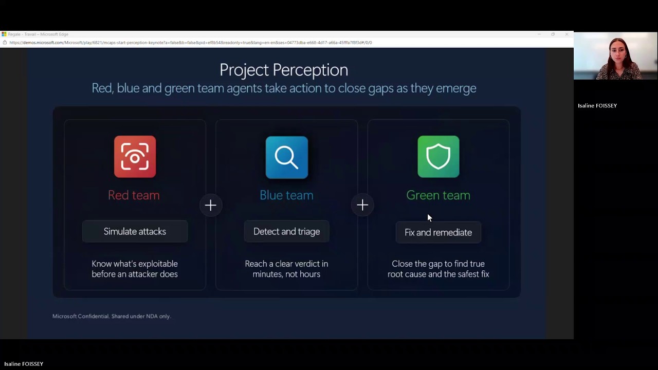 Project Perception : de l'alerte au correctif, en une seule session