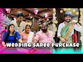 Wedding saree shopping   kochu saree trial