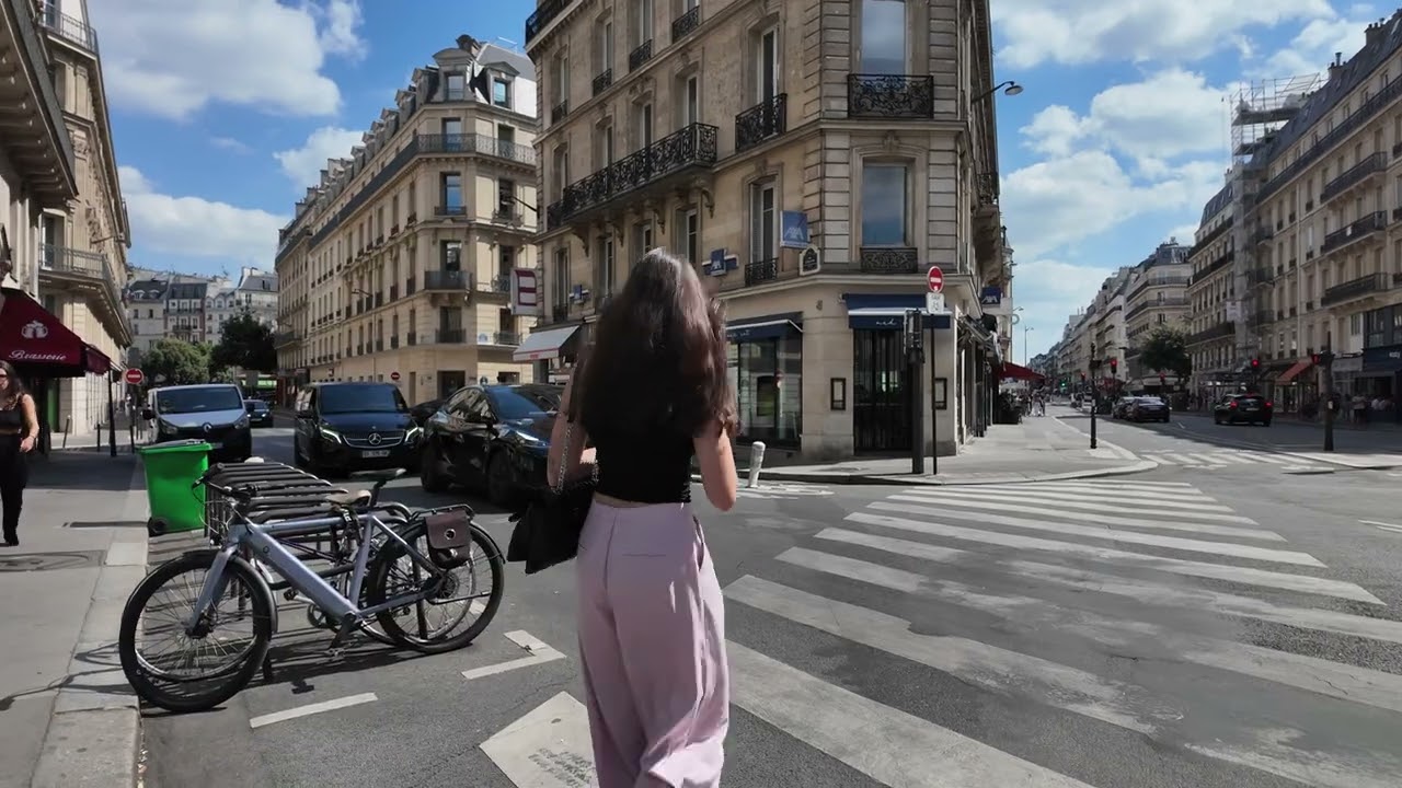Paris 4K Walk  🇫🇷 Walking Through Paris