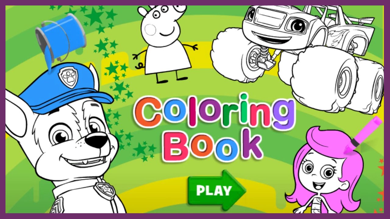 Nick Jr Coloring Book - Paw Patrol, Dora and Friends, Wallykazam ... Nick Jr Coloring Book - Paw Patrol, Dora and Friends, Wallykazam ...