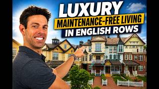 Rare Private Elevator in a Naperville Townhome | English Rows Full Tour