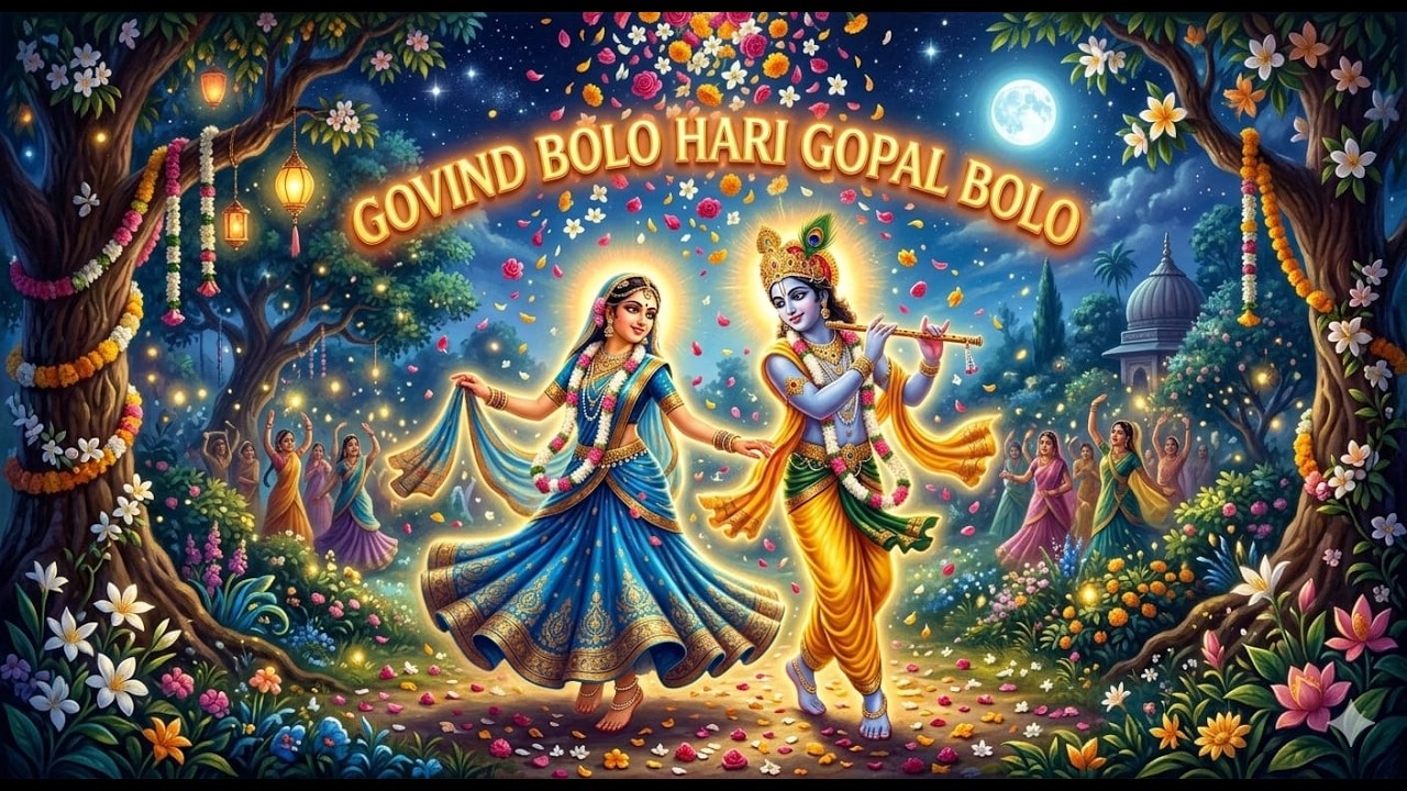 गोविंद बोलो हरी गोपाल बोलो   कृष्ण भजन   Govind Bolo Hari Gopal Bolo Mohini Patel  Krishan Bhajan