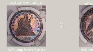 1858 25C NGC PF66 CAC