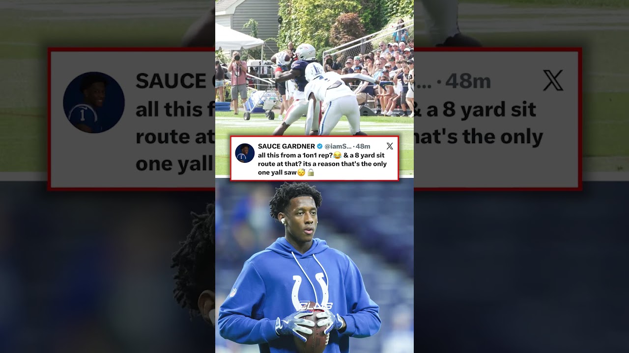 Sauce Gardner responds to viral clip of A.J. Brown dusting him in 1-on-1s