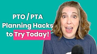 Let's Plan for the new school year- steal my PTO / PTA Calendar Planning Method!