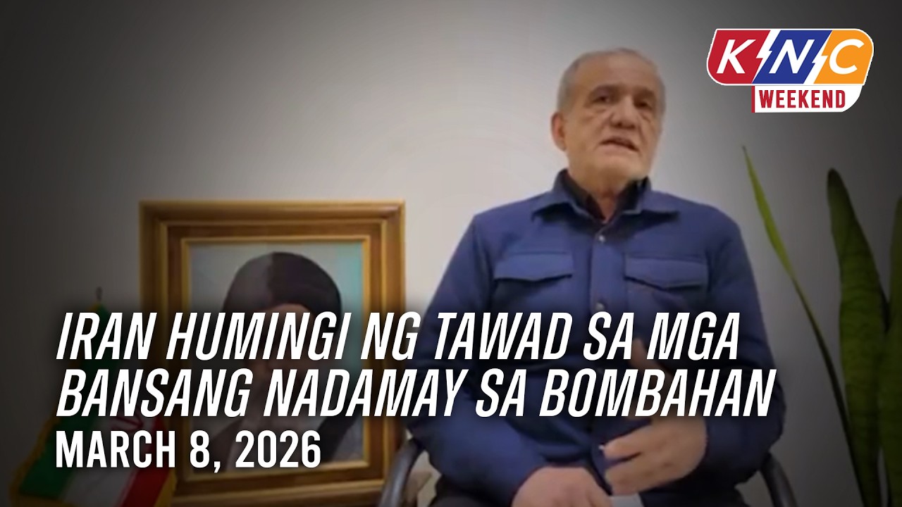 Iran humingi ng tawad sa mga bansang nadamay sa bombahan | Kidlat News Channel (March 8, 2026 12NN)