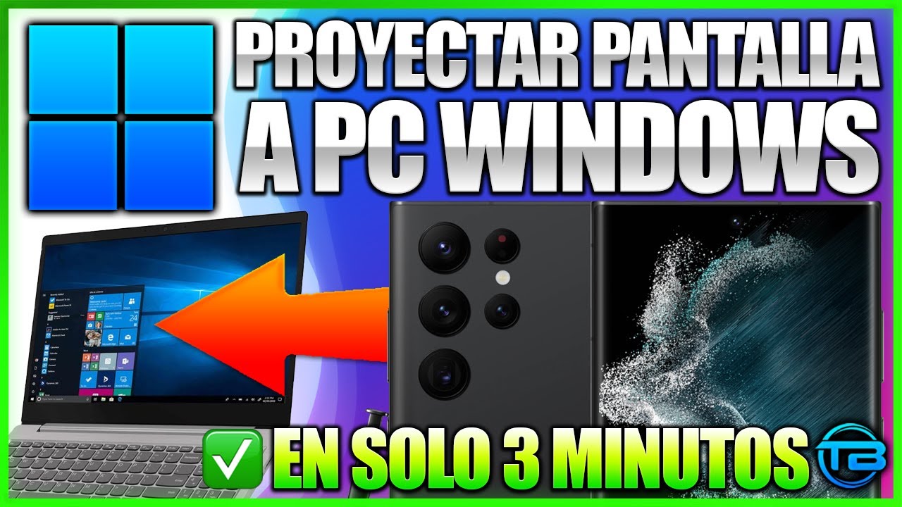 Compartir Pantalla del Celular a PC o Laptop Windows (2022) Proyectar