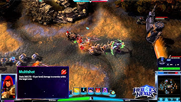 Demon Hunter (Valla) Abilities Preview - Heroes of the Storm Alpha