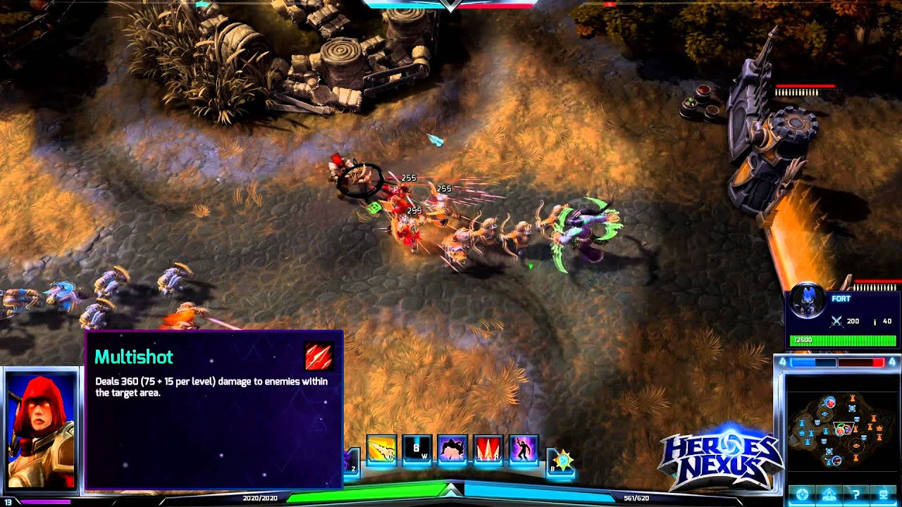 Demon Hunter (Valla) Abilities Preview - Heroes of the Storm Alpha