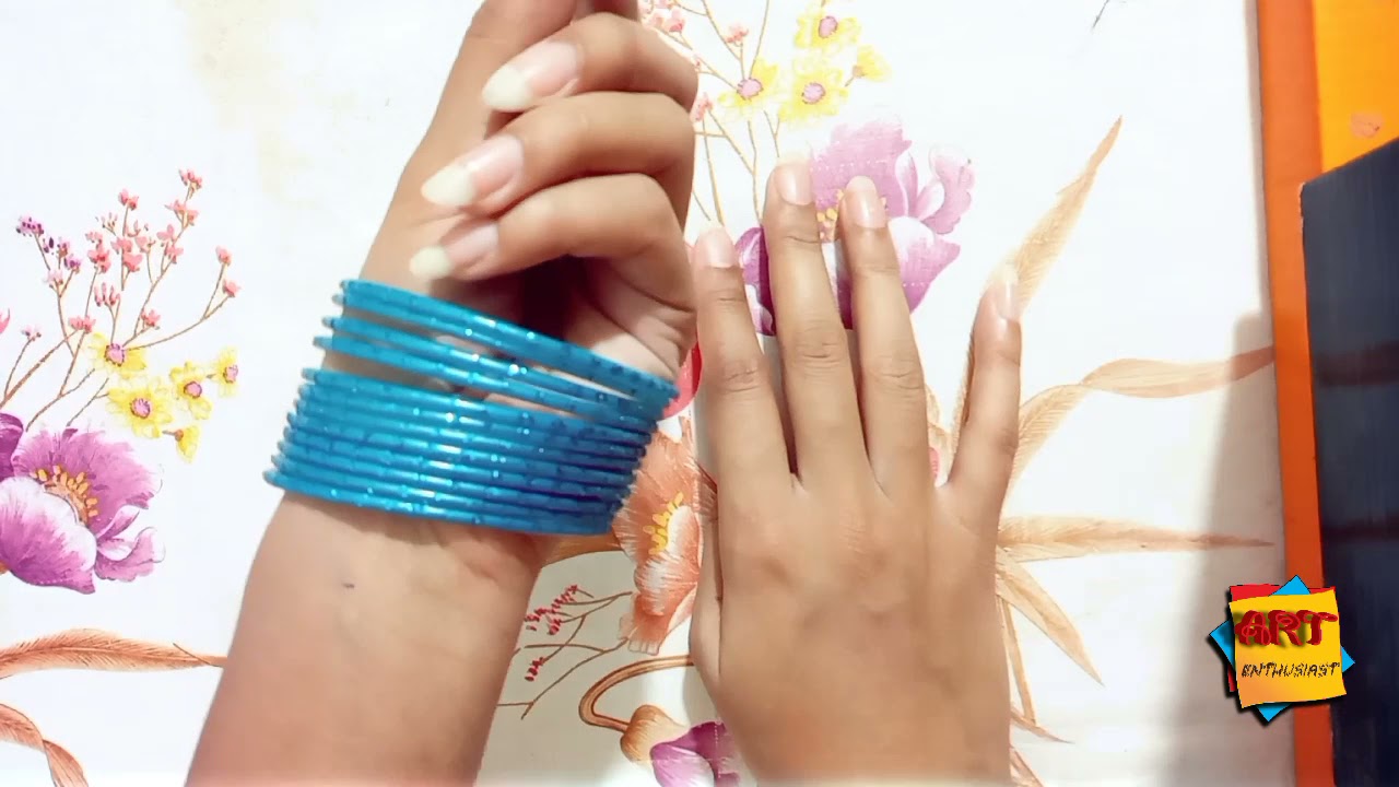 wall decoration with bangles reuse your old bangles room