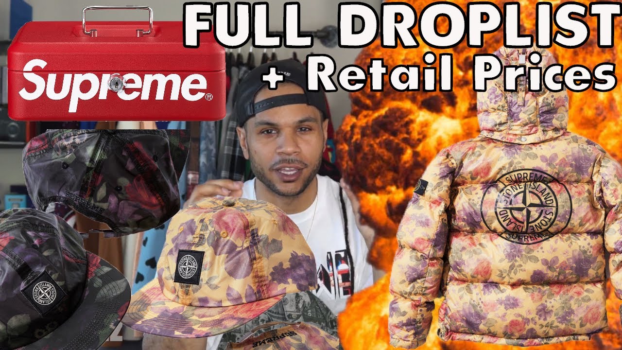 supreme retail prices
