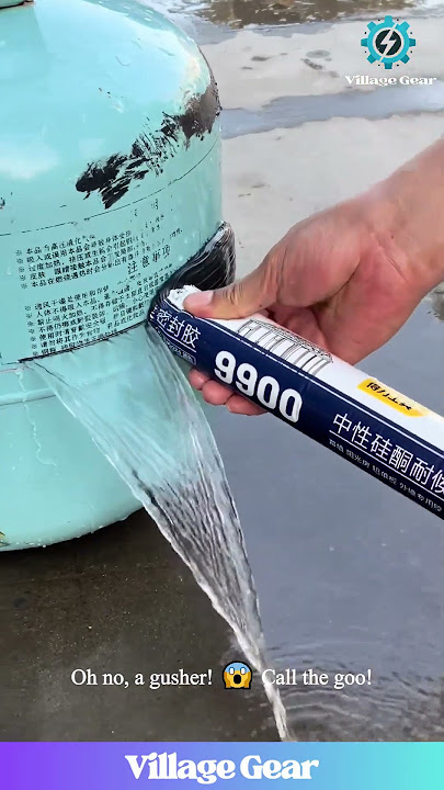 This Miracle Goop STOPS Leaks FASTER Than My Will to Work! 😂💧 #leakproof #diyhacks #magicglue