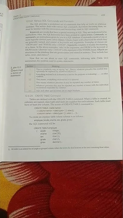 # SQL notes... C++ .. Class 12th# - YouTube