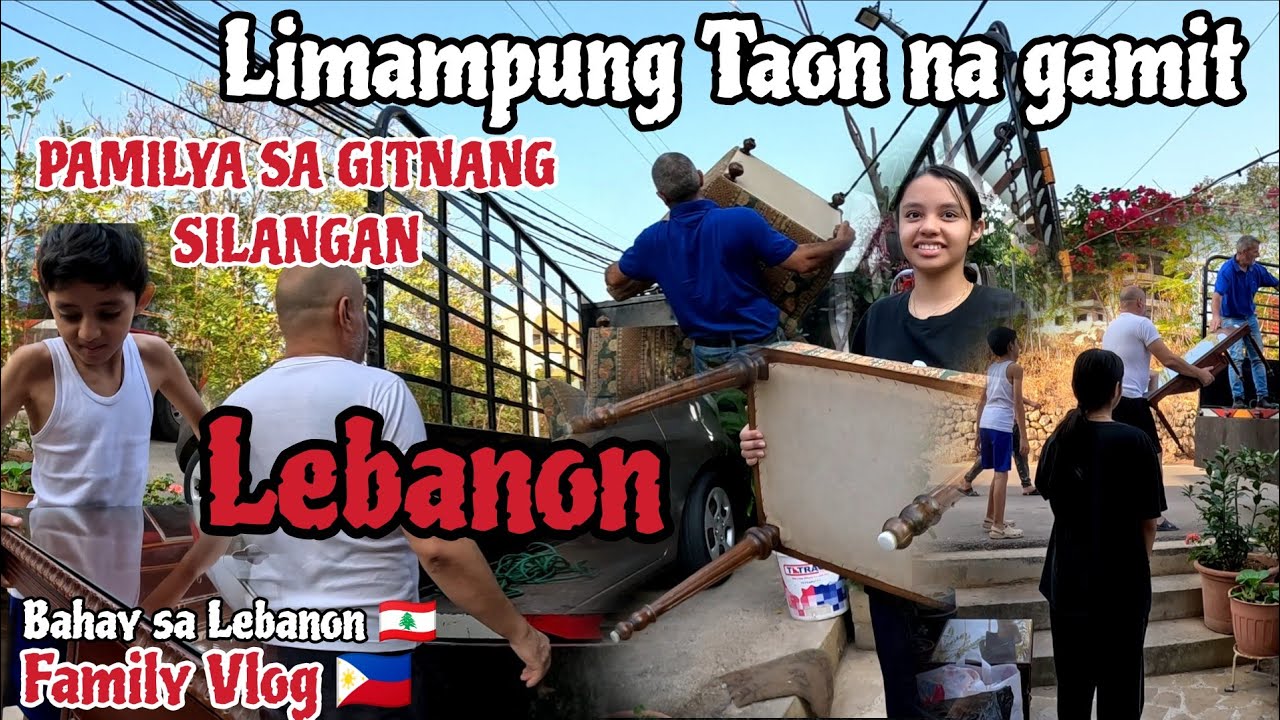 LEBANESE PINAY ANG PAMILYA SA GITNANG SILANGAN MGA GAMIT NA KAILANGAN NG BITAWAN KINUHA NA