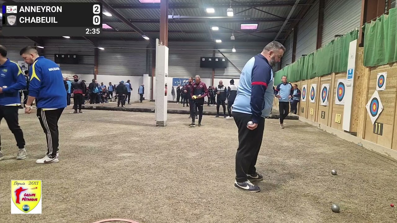 Miniature de la vidéo : Secteur doublette Valence 1er partie Anneyron vs Chabeuil