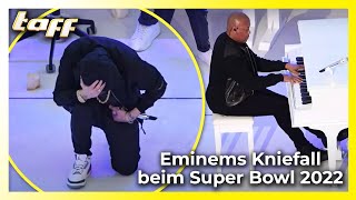 Eminems Kniefall beim Super-Bowl sorgt für sehr viel Aufsehen | taff | ProSieben