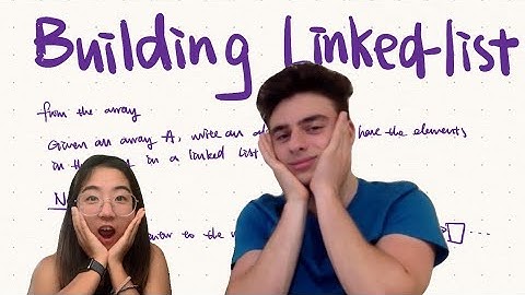 Building Linked-List from Array | With Algorithm