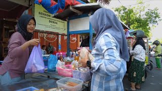 Pasar Krempyeng Demak  Sunday Morning Street Food Market In Indonesia