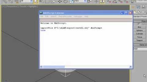 3dsmax 2011 import obj noprompt