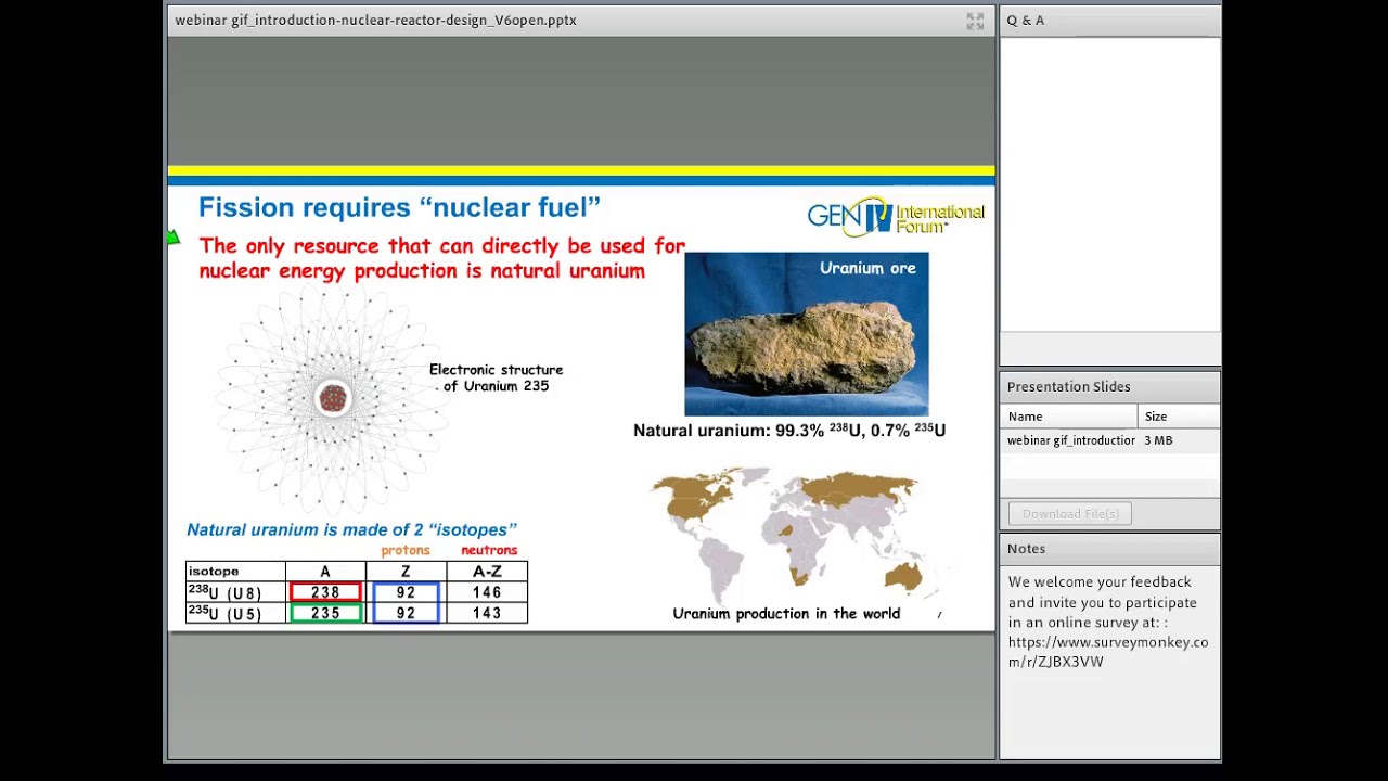 Webinar 003: Introduction to Nuclear Reactor Design