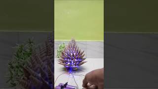 #homemade dacoration from LED  and 12v battery #viralshort #experiment 🚀