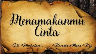 Karaoke Male Key Version | DATO' SRI SITI NURHALIZA - Menamakanmu Cinta.